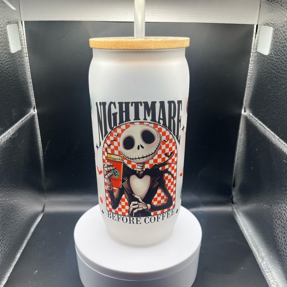 Other - Nightmare before Christmas Iced coffee mug